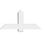 Ekena Millwork Eugene Architectural Grade PVC Gable Bracket, 48"W x 22"H x 6"D x 6"F, 11/12 Pitch GBP048X22X0606EUG00 - alternate 4